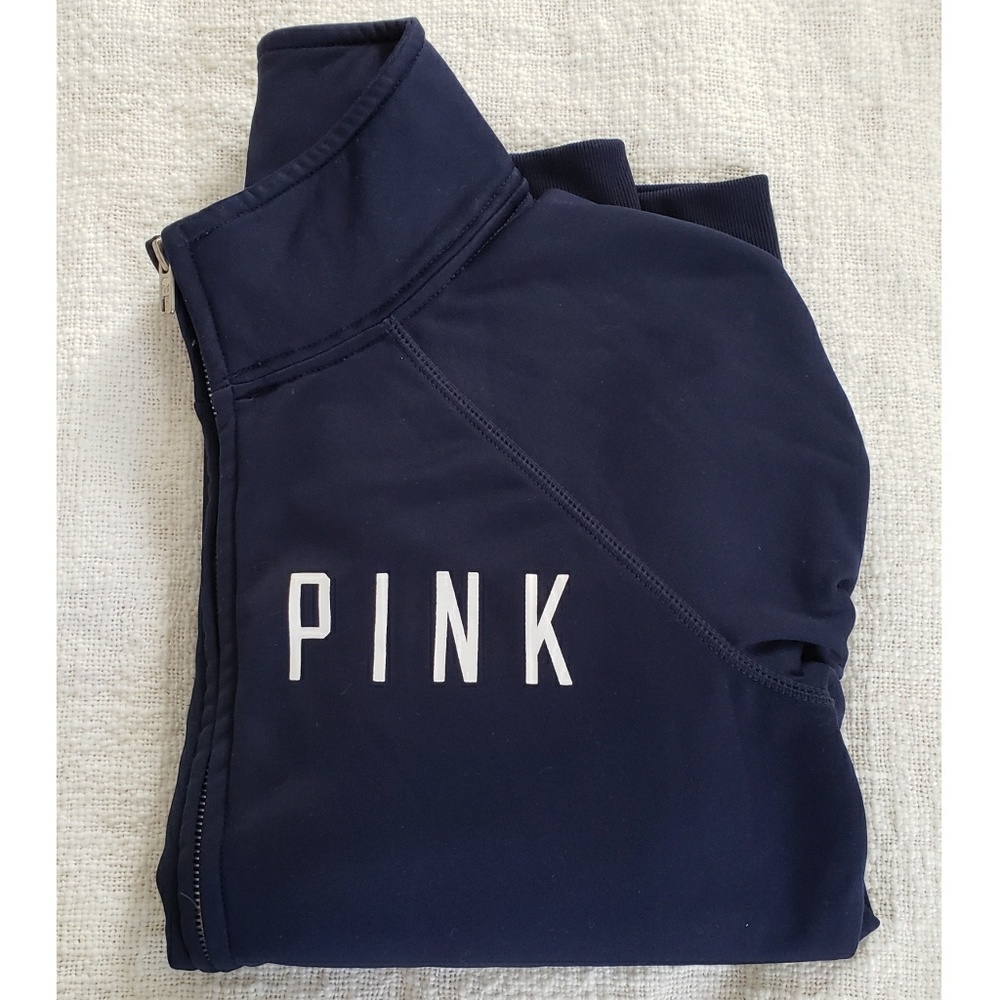 PINK Yankees full zip sweater